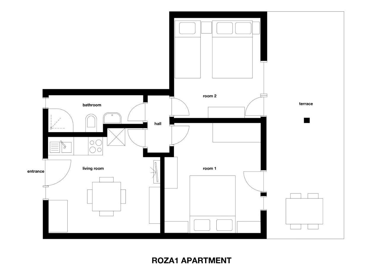 Apartments M&R Spadina 보디체 외부 사진