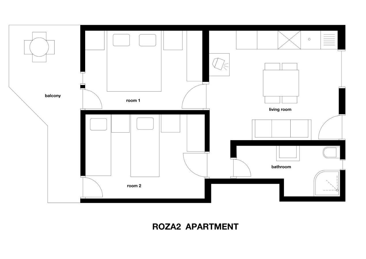 Apartments M&R Spadina 보디체 외부 사진